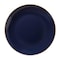 Smarty Had A Party 7.5" Navy with Gold Rim Organic Round Disposable Plastic Appetizer/Salad Plates (120 Plates), 120PK 937NG-CASE - alternate 9